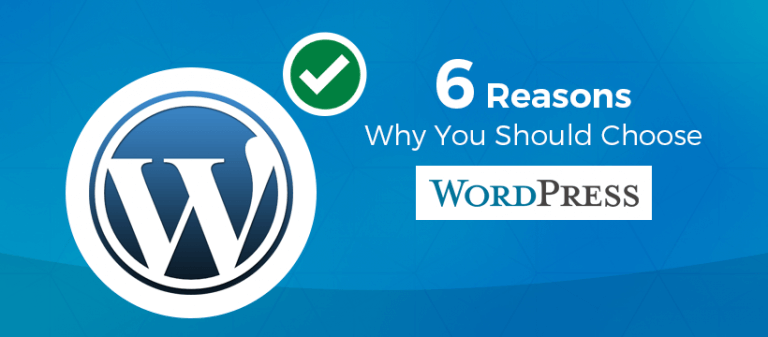6 Reasons Why You Should Choose WordPress?